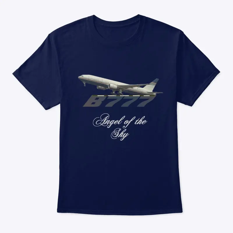 B777 Angel of the Sky T-Shirt CrewNeck